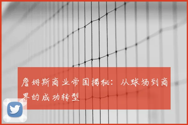 詹姆斯商业帝国揭秘：从球场到商界的成功转型